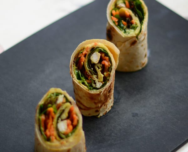 Notre recette du wrap au poulet